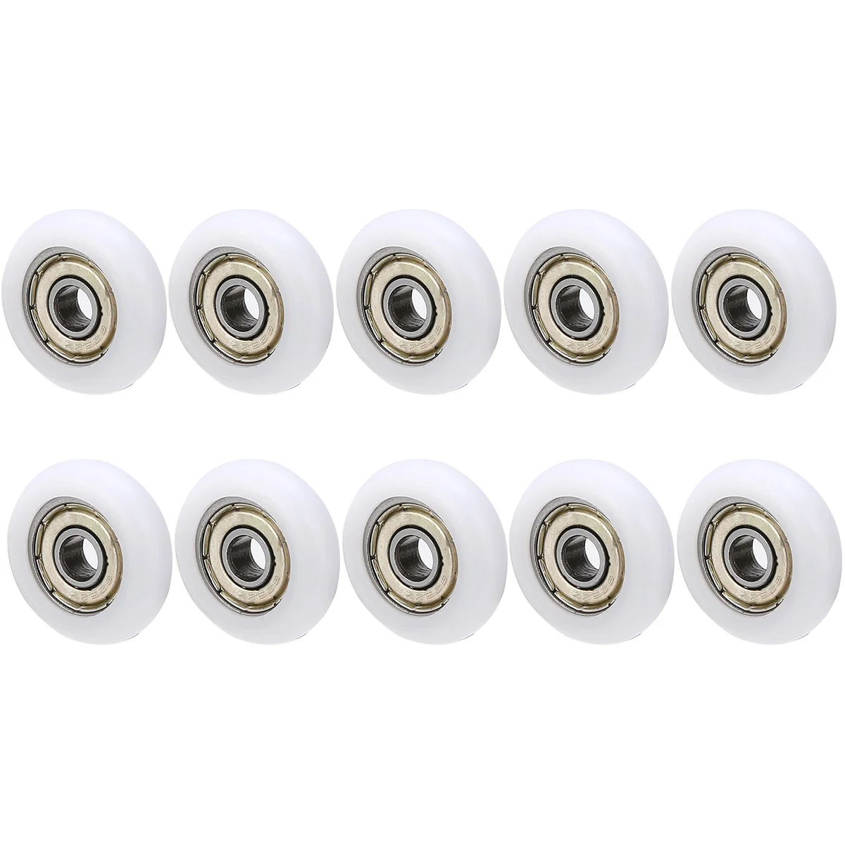 10pcs 23mm Plastic Sliding Shower Door Window Roller Wheel Runner Pulley Replace