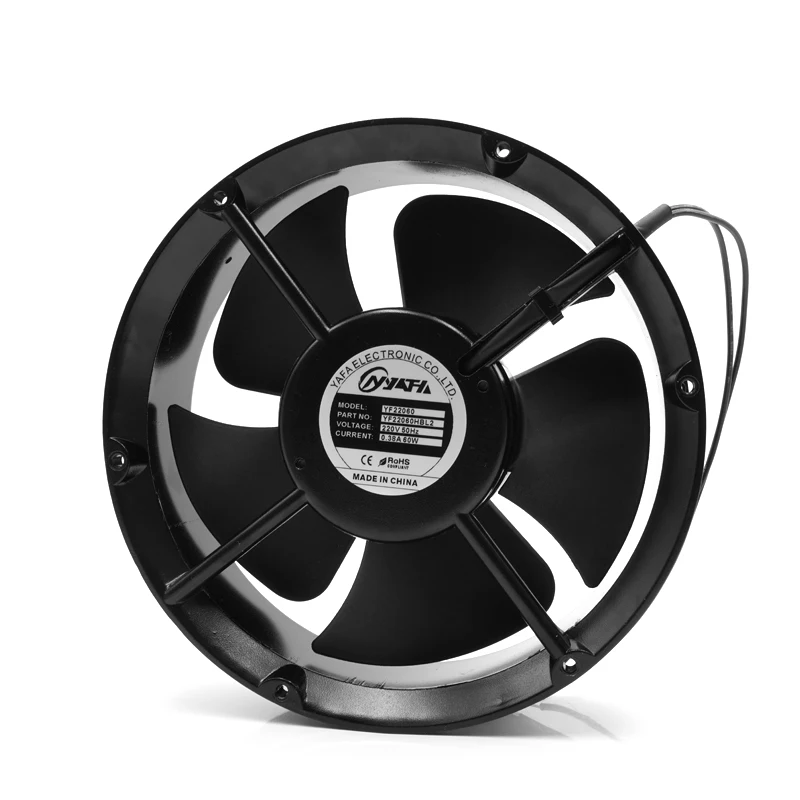 Диаметр. 220*60 мм Электрический панельный осевой вентилятор 8 дюймов 380CFM 22060