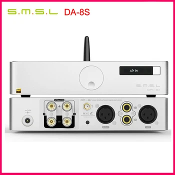 

SMSL DA-8S Desktop High Performance Digital Power Amplifier full balanced design support RCA/XLR/BT input