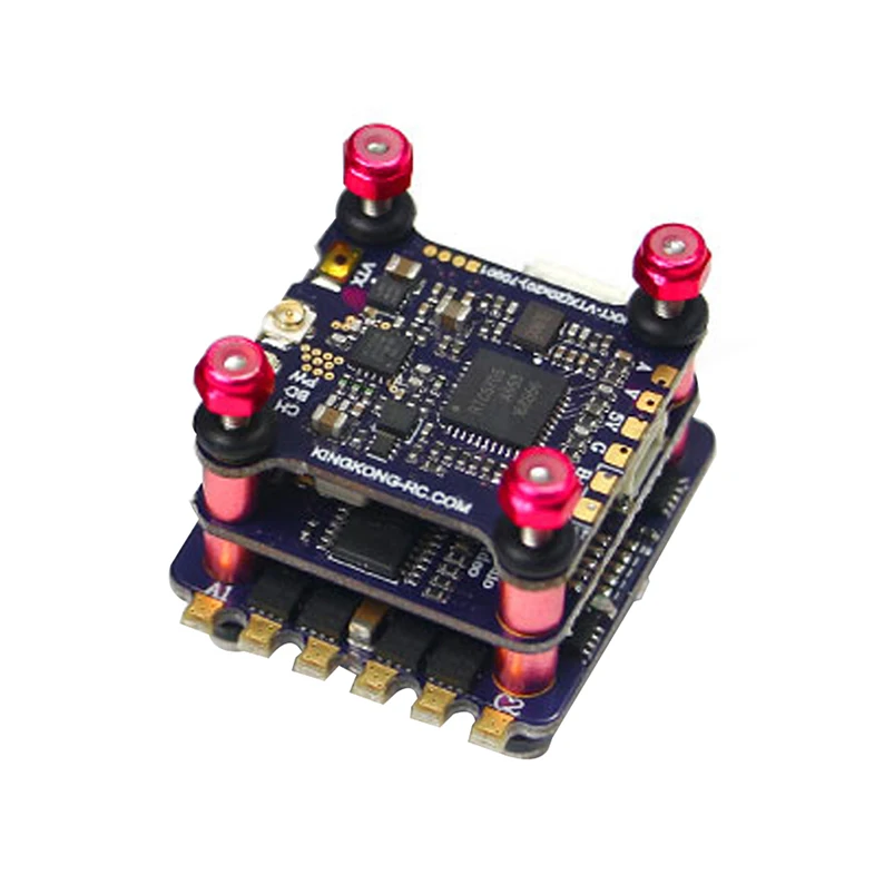 

LDARC/Kingkong KK FlyTower Flight Control F4 OSD 3 Layer 20A BLHELI-S 4in1 ESC 0-200MW VTX For FPV Racing Drone