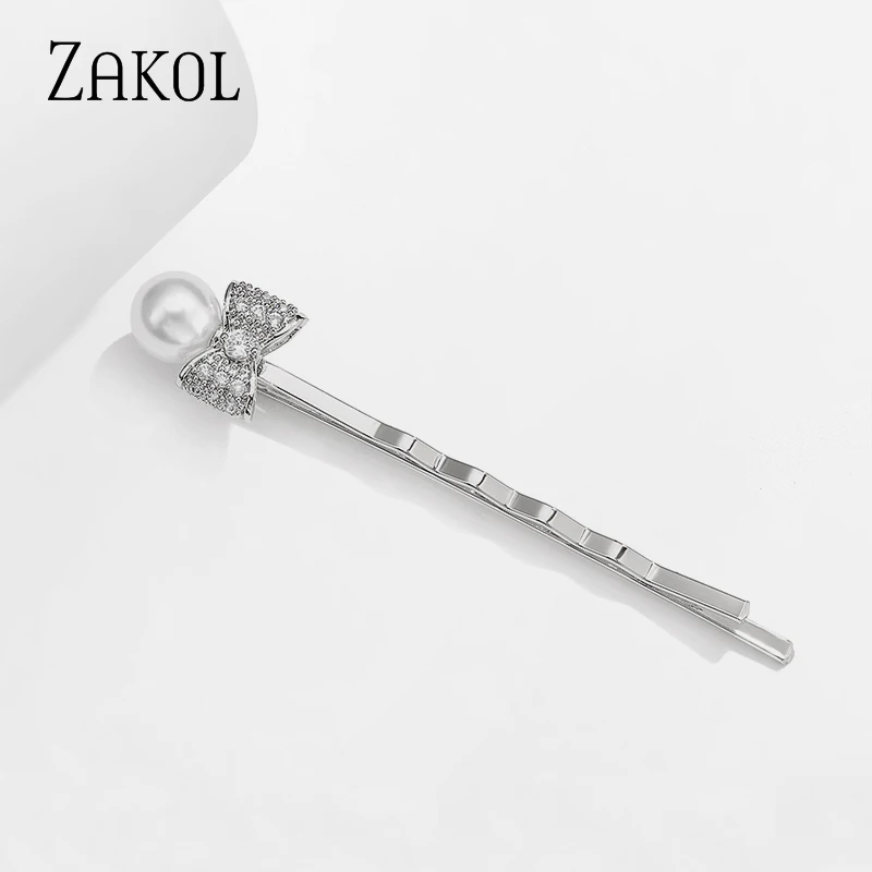 Уникальные булавки ZAKOL с искусственным жемчугом для женщин и девушек модные