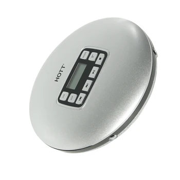 

CD611 Portable CD Player LCD Display Anti-Skip Shockproof Car Stereo AUX MP3 Player Replacement for Earphone