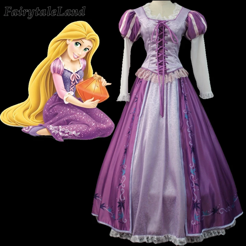 purple rapunzel dress