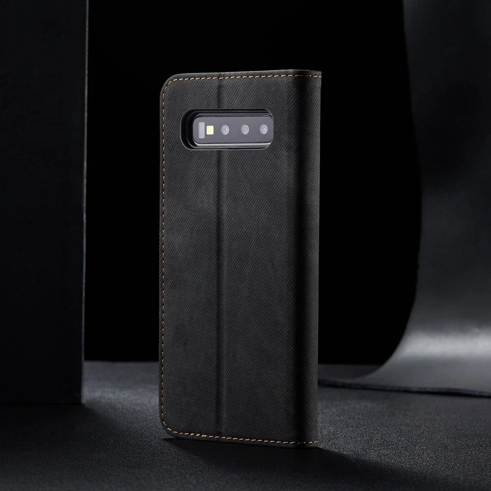 Для Etui OnePlus 7T кожаный чехол для OnePlus 7T Pro 1+ 7T чехол Роскошный Повседневный Кошелек Флип Магнитный Джинсовый чехол для телефона Funda men