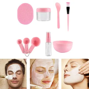 

DIY Makeup Tools Mask Tool 9pcs/Set Pink Professional Family