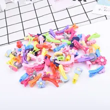 Детские аксессуары для волос маленькая девочка мультфильм липкие смолы заколки пресс клип карамельного цвета ребенка взрыва заколка утка