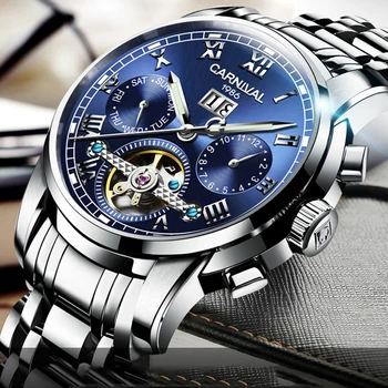 

2020 NEW Switzerland Automatic Tourbillon Mechanical Watches Waterproof Watch Men Luxury Brand Sport Men Watch Self Winding
