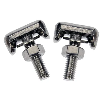 

#19116852 2pcs #6X0915138 T-Bolts #64740 Stainless Steel Connectors New