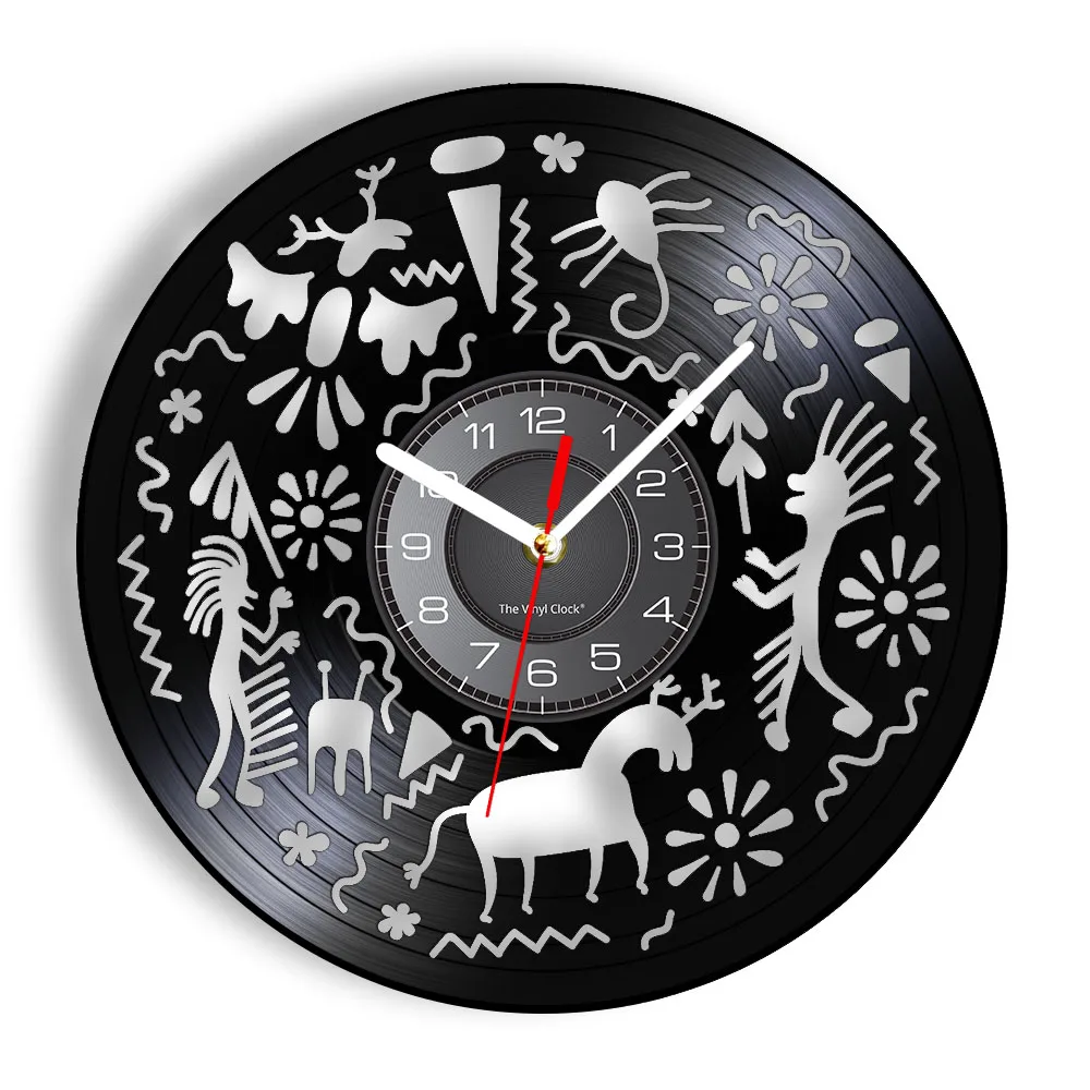 Imaginative Graffiti Decorative Wall Clock Child's Imagine Magic World Alien Species Laser Cut Vinyl Watch Nursery Decor | Дом и сад