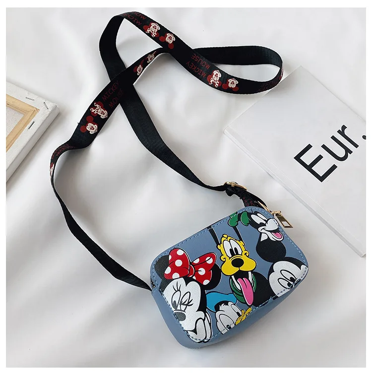 Women Crossbody Bags Disney Cartoon Shoulder Bag for Girls Kids Cute Mickey Mouse Fashion Printed Handbag Children's Gifts