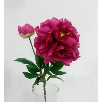 

87cm Long Silk Peony Artificial Flowers 13cm Flower Head with Bud Leaf Decorative Party Flowers Plants For Home Wedding