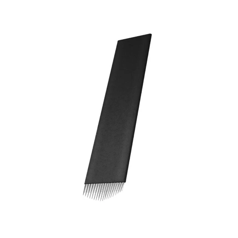 

Professional Microblading Needles 18U Shape Disposable 0.20mm Sterilized Eyebrow Tattoo Blade Tools for Permanent Makeup Supply