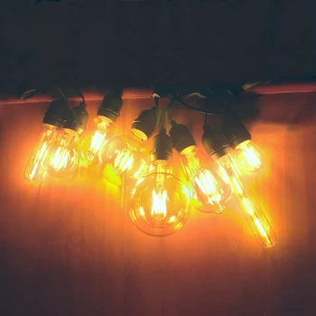 

220V E27 Retro Vintage Edison Bulb Lamp 2W 4W 6W 8W LED Antique Filament Ampoule ST64 G80 G95 T45 A60 LED Decor Pendant Lights