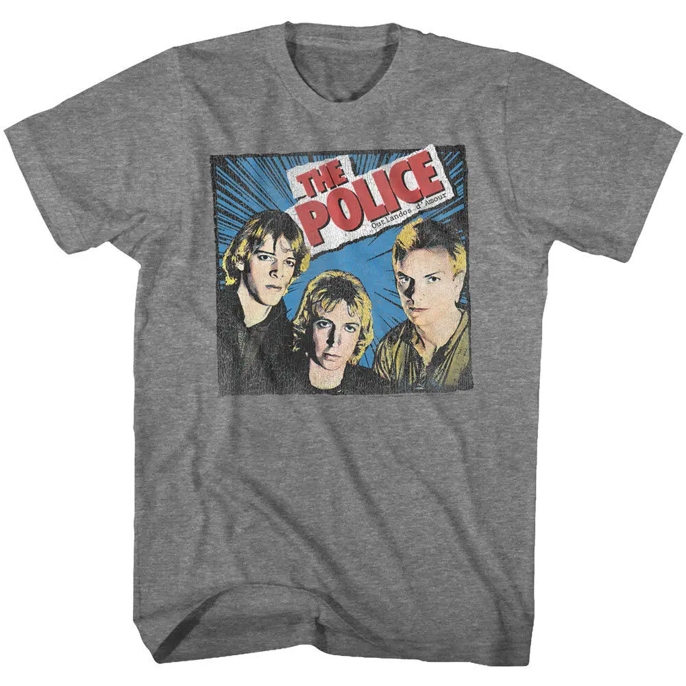 

The Police Brittish Rock Band Outlandos D' Amour Adult T Shirt