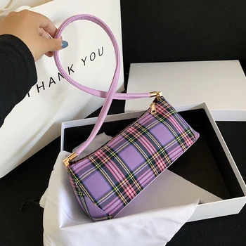 

NEW French Design Fashion Lattice Armpit Bag & Elegant Shoulder Bag Handbag Width 28cm Height 12cm Thickness 10cm