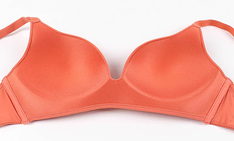 CINOON Fashion Sexy Bras for Women Push Up Lingerie Seamless Bra Bralette Wire Free Brassiere Solid Color Underwear Intimates (15)