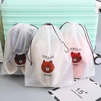 

Portable Storage Bags Travel Luggage Pocket Drawstring storage bag For Clothes Shoes Underwear Sundries Shoes Home Organize Bag