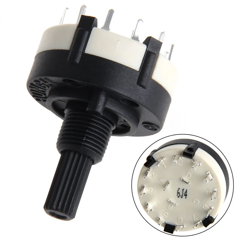 

RS26 1 Position 12 Selectable Band Rotary Channel Selector Switch