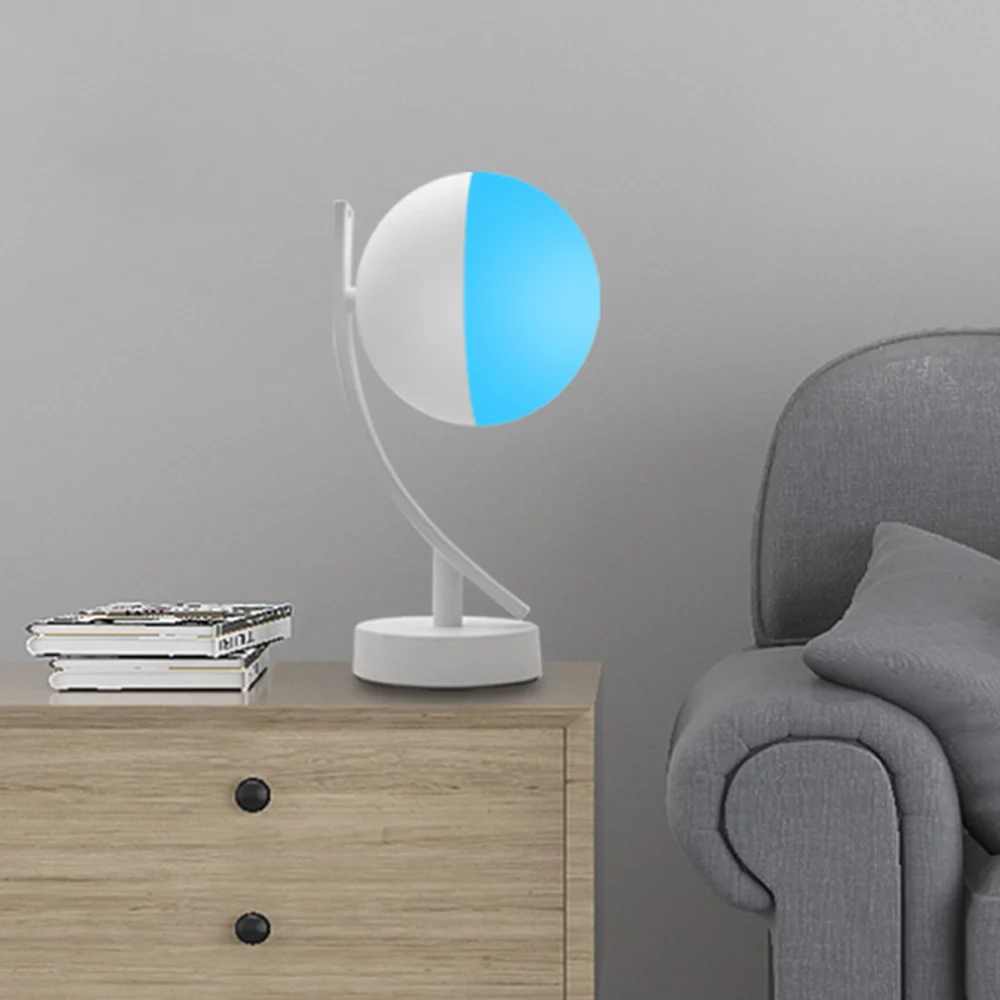 RGB LED WiFi App Remote Control LED Table Lights 7W Smart Voice Desk Lamps Bedroom Dimmable Night Lights For Living Room