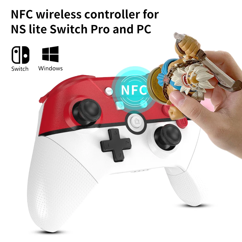 Беспроводной Bluetooth игровой контроллер Aolion для Nintendo Switch Pro NS Lite PC NFC Turbo 6-осевой