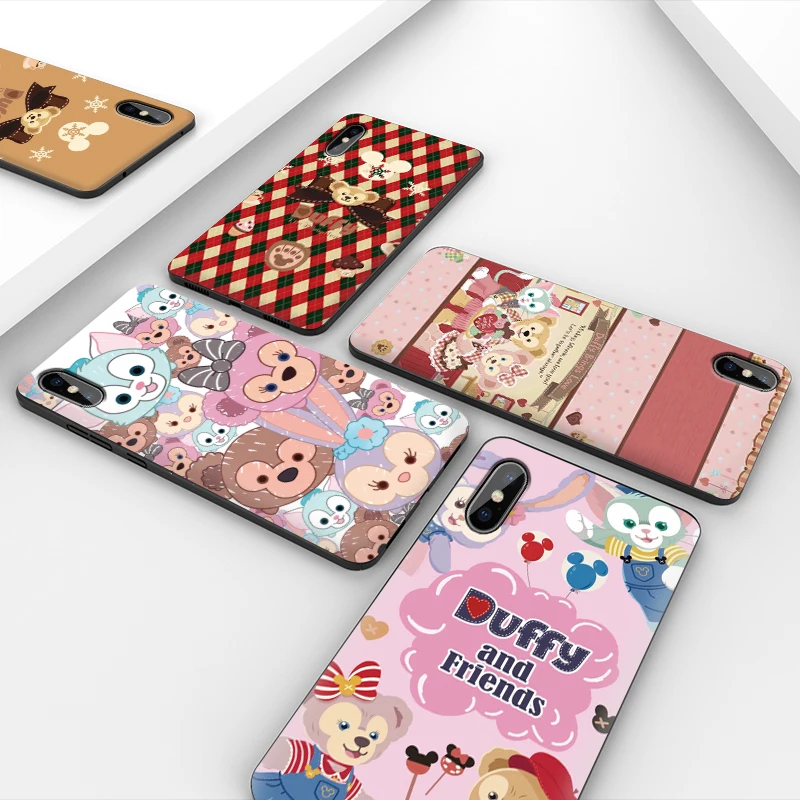 Чехол для телефона Duffy Bear iPhone 11 Pro Max X XS XR 8 7 6 5 s Plus мягкий силиконовый чехол из ТПУ с