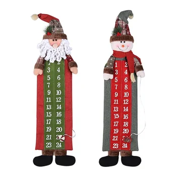 

Calendar Hanging Christmas Calendar Exquisite Create Cloth Celebration Children Winter Christmas New Year Party Supplies Office