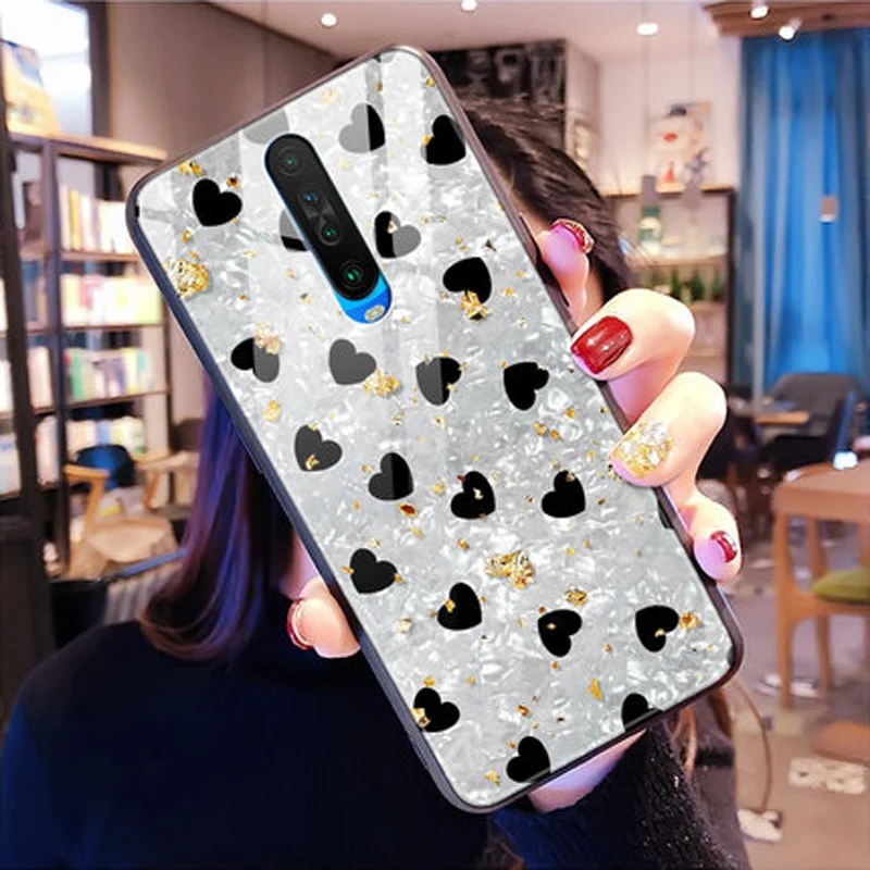 Для Xiaomi Redmi K30 чехол RedmiK30 K30pro закаленное стекло+ силиконовая рамка жесткая задняя крышка для Xiaomi Redmi K30 pro стеклянный чехол