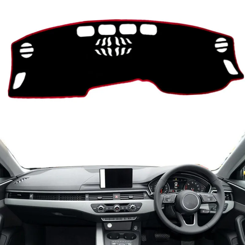 

Auto Dashboard Cover Pad Mat Dashmat Dash Interior Sun Shade Instrument Carpet Car Accessories For AUDI A4 A4L 2017 2018 2019