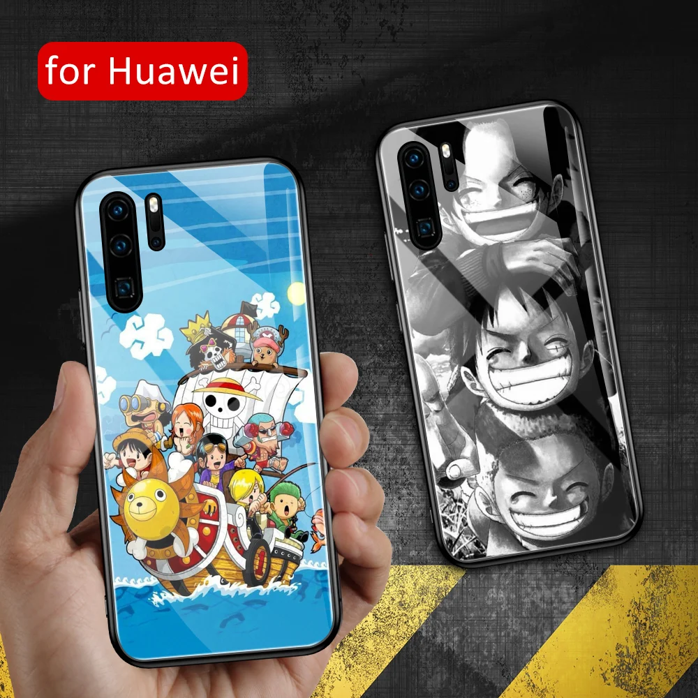 Для huawei p smart 2019 чехол из аниме стекло для 9 P10 Plus P20 P30 Pro lite P DIY цельный чехол|Бамперы|