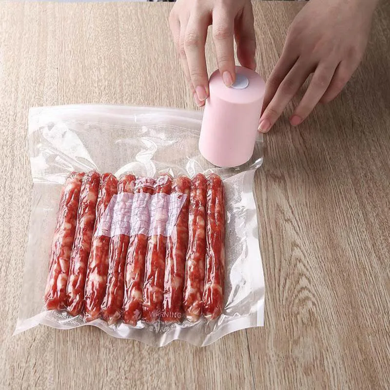 Мини автоматический компрессионный вакуумный насос портативный Электрический воздушный+ 5 шт упаковщик Сумки
