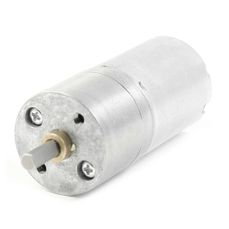 

300RPM DC 12V 0.03A High Torque Gear Box Electric Speed Reduce Motor Silver