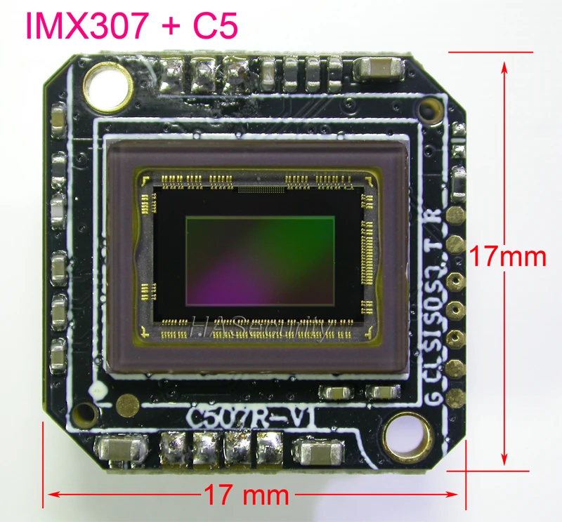Mini 17x17 мм датчик CMOS и C5 DSP камера видеонаблюдения модуль платы PCB 1/8 &quot Sony STARVIS IMX307