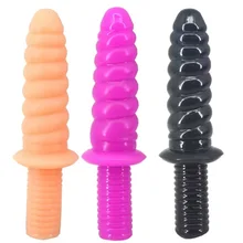 Mujeres Hombres Gay Buttplug ano trasero Butt Plug próstata masaje bolas cola enchufe grande largo silicona Anal Plug juguetes sexuales para(China)