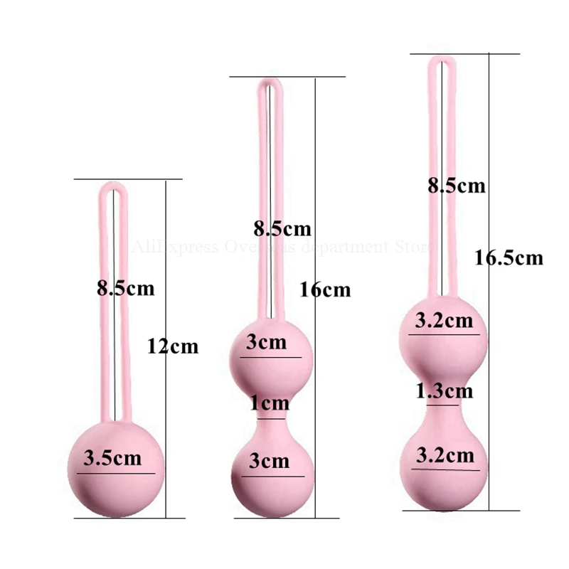 Set in silicone sicuro Smart Ball Kegel Ball Ben Wa Ball Stringere Esercizio hine l Geisha Ball Sex T_voghion.com