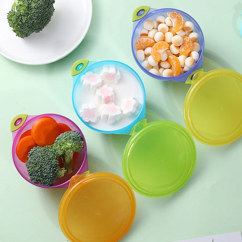 Baby Sucker Bowl Children Tableware kids Learning Dish with lid Feeding Dishes infant binaural dinner plate Dinnerware | Мать и ребенок