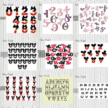 

Metal Cutting Dies Number alphabet Stencil Scrapbooking Photo Album Card Paper Embossing Craft DIY Dies Cut