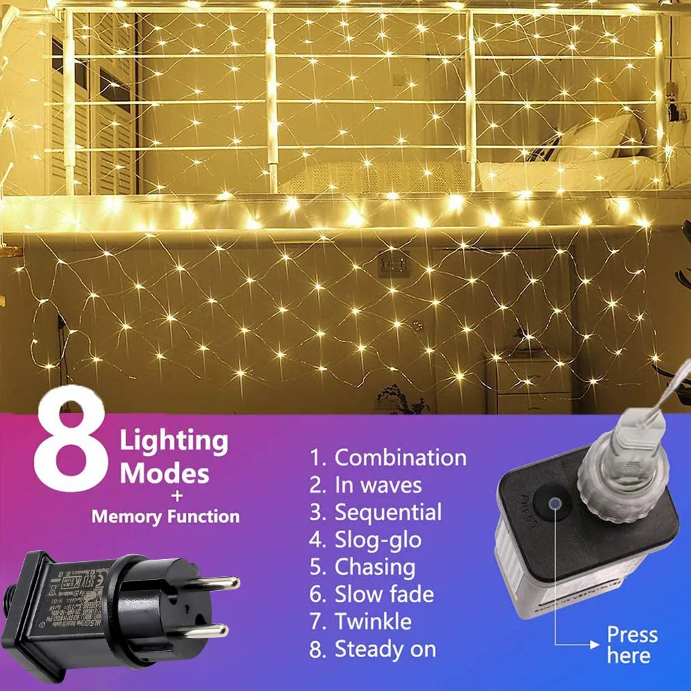 Рисунок 2 - 3x2 м гирлянды светодиодные сетки