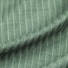 Полосатая Стильная дизайнерская Серая шерстяная камвольная ткань чистая шерстяная ткань 270 г/метр, WF217