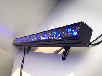 

20lot rgbw led wash bar lyre 72pcs 3watt led strip linear bar indoor bar lyre led