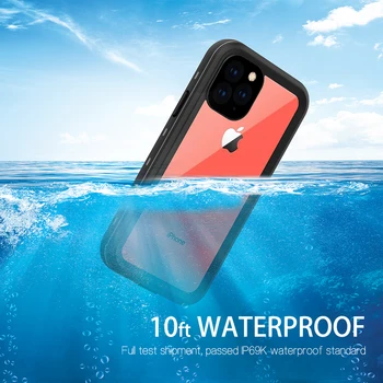 

IP69K Waterproof Case Dustproof Anti fall Dropproof shockproof Swimming Diving Transparent Cover for iPhone 11 11 Pro 11 Pro Max