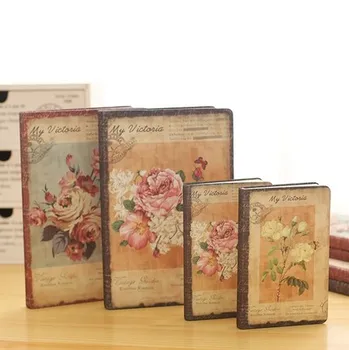 

Fromthenon Flower Notebook EU Retro Cloth Cover Notebook Personal Diary Book Vintage Notebook Korean Stationery School-supplies