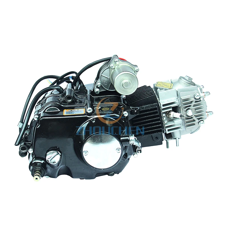 Mini Dirt Bike 110cc Electric Foot Start Engine High Performance Aluminum Motorcycle Motor Engines For Mini Dirt Bike