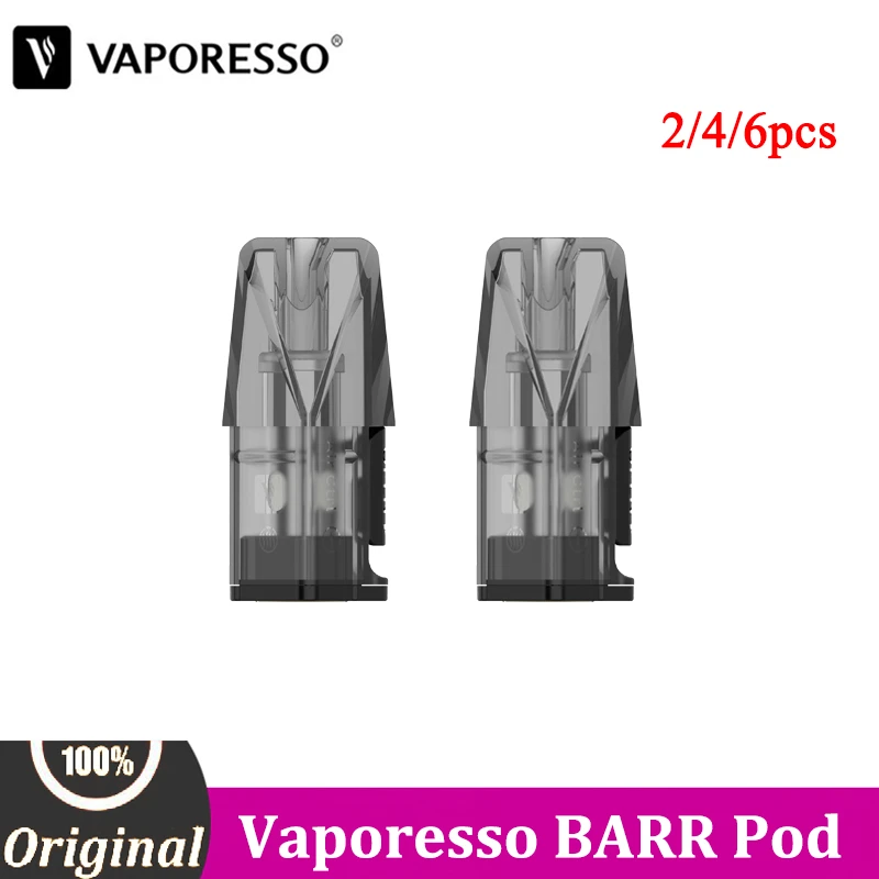 2/4/6pcs Original Vaporesso BARR Pods 1.2ml