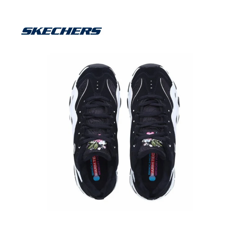 Skechers/Женская обувь на платформе; обувь для папы; Повседневная оригинальная обувь на массивном каблуке; женские кроссовки высокого качества; обувь D'lites; 66666077-BLK
