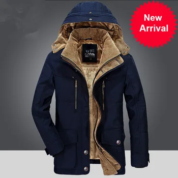 

40 New Minus Degrees Winter Jacket Men Thicken Warm Cotton-Padded Jackets Men's Hooded Windbreaker Parka Plus Size 5XL 6XL Coats