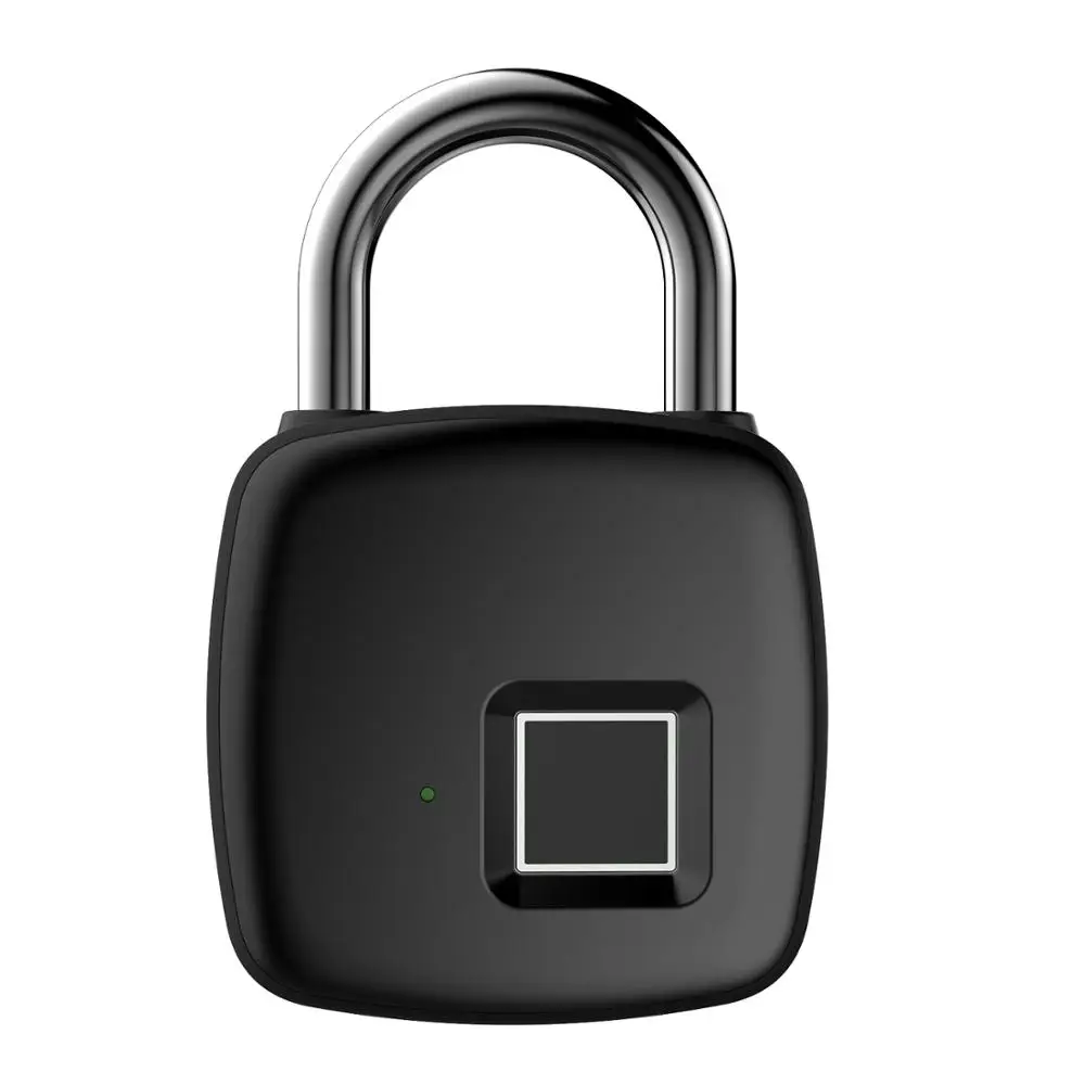 Rechargeable Smart Lock Keyless Fingerprint Lock Unlock IP54 Waterproof Anti-Theft Security Padlock Door Luggage Lock FLP30