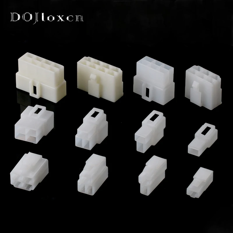 Connecteurs Auto 6 Broches 6.3 Mm - Lot De 20 Ensembles Mâle/femelle - Blanc - Compatible 6120-2063 6070-6481 - Pour Câblage Automobile