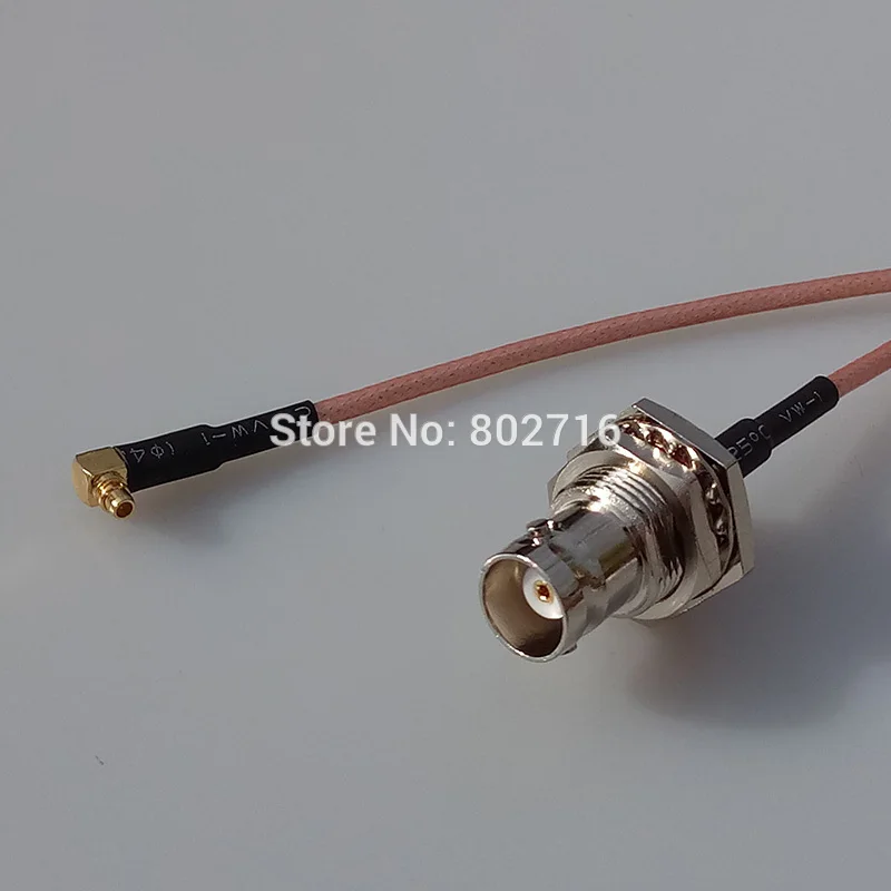 Коаксиальный кабель с разъемом BNC мама и штекером MMCX RF коаксиальный отрезом RG316