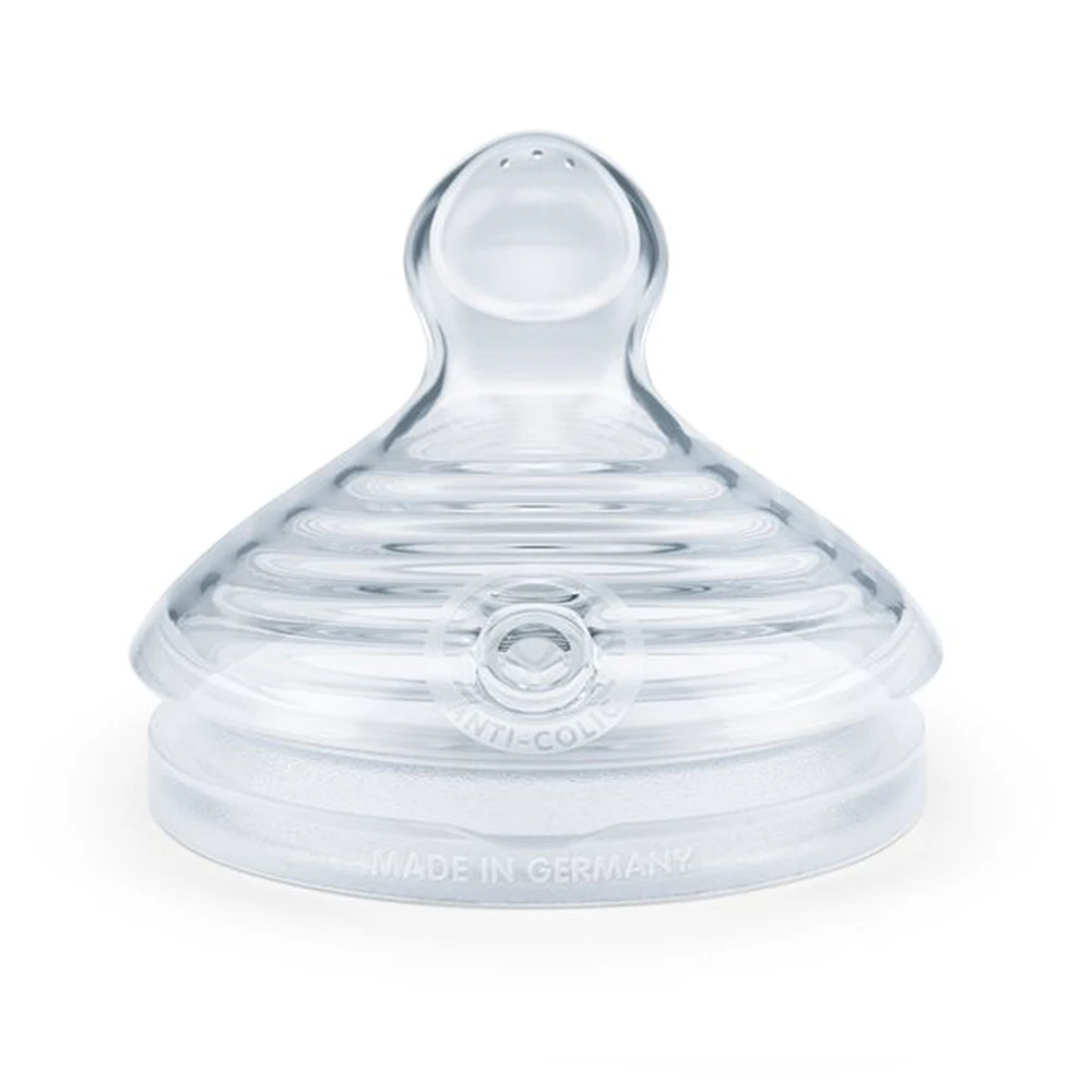 Антикол. соска NUK Nature Sense из силикона с отверстием, разм. 2