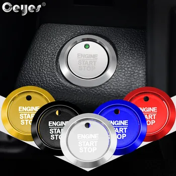 

Car Stickers For Ford F150 Fiesta Ecosport Taurus Edge Sport Auto Engine Start Stop Button Covers Ring Case Accessories Styling